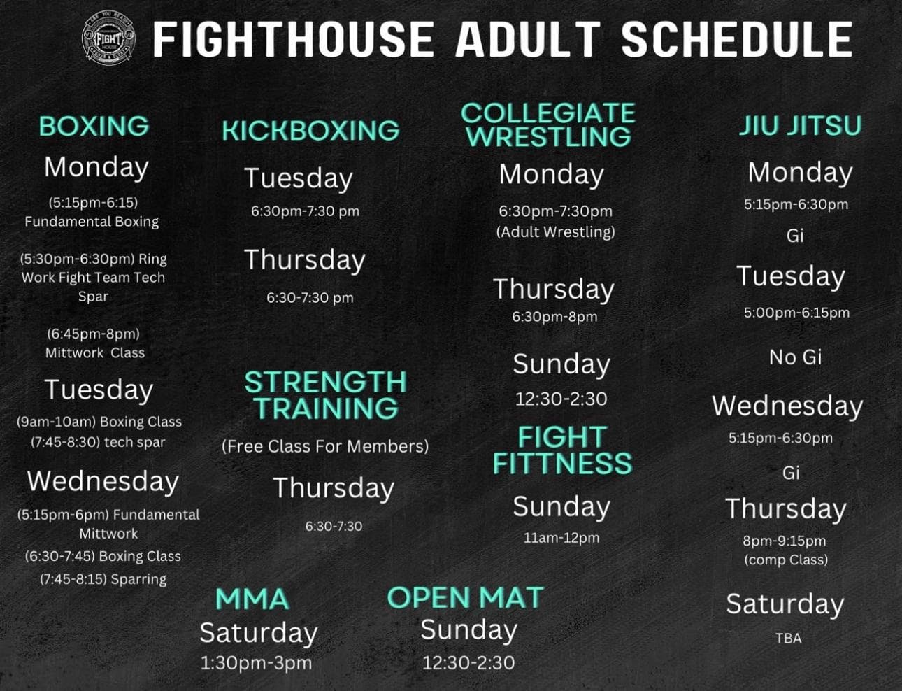 fh schedule